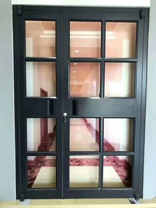 Design moderne américain Commercial KFC <span class=keywords><strong>Porte</strong></span> en aluminium Blanc vitré Devanture <span class=keywords><strong>d</strong></span>'<span class=keywords><strong>entrée</strong></span> pour l'avant Extérieur Parcs Villas - Product Image 6