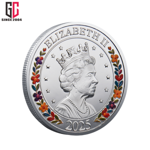 12 ans d'usine personnalisé métal émail défi pièce <span class=keywords><strong>feuille</strong></span> d'érable canadienne pièces d'or et d'argent reine pièces d'or cadeau de collection - Product Image 6