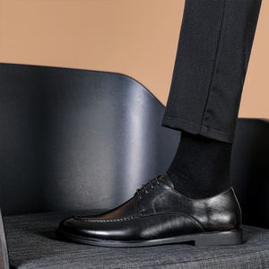 Zapatos de Vestir de Lujo para Hombre, Cerrados, Cómodos, para Bodas, Fiestas y Negocios, Oxfords de Cuero Genuino - Product Image 4