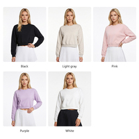 Pull-over rose cœur tendance en coton épais, nouveau style 2026, avec logo de créateur, vente en gros, best-seller