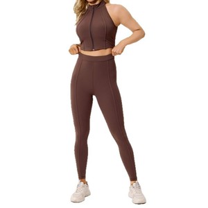 เลกกิ้งเล่นฟิตเนสเอวสูงแห้งเร็วระบายอากาศได้ดีใส่เล่นโยคะได้4ทางออกแบบโลโก้ได้ตามต้องการ - Product Image 2