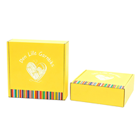 Boîte postale cadeau en papier de carton conception personnalisée chaussettes emballage boîte d'avion ondulé logistique d'expédition boîte postale emballage