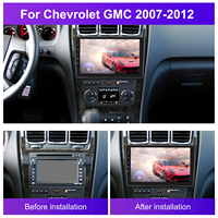 Autoradio Android Podofo 10,1 pouces 2+64 Go pour Chevrolet GMC 2007-2012 avec Carplay, Android Auto, GPS, BT, Wifi, Hifi, AI DSP, FM/RDS