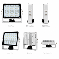 Illuminateur IR 55W 850nm pour ANPR/LPR, lumière DC12-28V IP65 à 30 LED en alliage d'aluminium pour caméra de plaque d'immatriculation, idéal pour les portiques de péage et les parkings
