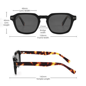 نظارات شمس للنساء نظارات شمسية مربعة مستقطبة بالجملة نظارات شمسية رجالية فاخرة - Product Image 4