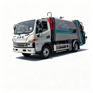 Camion compacteur de déchets JAC Junling 8 m³ à chargement arrière hydraulique, fourni directement par l'usine, couleur personnalisée - Product Image 1