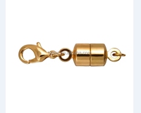 Fermoirs fantaisie en laiton avec fermoirs à homard pour la fabrication de bijoux en chaîne de bracelet en cuir