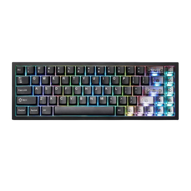 YUNZII AL65 QMK VIA 65 Percent Hot Swappable Mechanical Keyboard CNC Aluminum RGB Wireless  Wired Custom Gaming