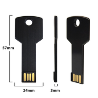 Clé USB personnalisée en forme de clé, clé USB promotionnelle, disque mémoire flash 128 Mo 1 Go 2 Go 4 Go 8 Go 16 Go, clé USB en métal