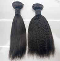 Offre Spéciale Cheveux Remy Vietnamiens de Qualité Supérieure 100% Doux et Lisses, Sans Nœuds, Sans Perte, Double Trame, Lisses Crépus, Toutes Couleurs