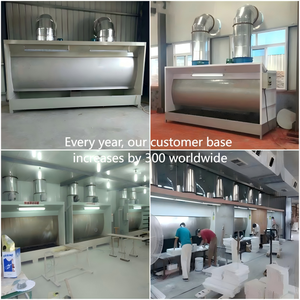 Patlamaya dayanıklı su yıkama sprey boyama kabini mobilya spreyi standında su perdesi sprey kabin dolabı su perdesi - Product Image 4