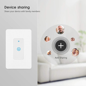 แผงสวิตช์อัจฉริยะ YDD Tuya Alexa Google <span class=keywords><strong>Home</strong></span> 240V 16A รองรับการควบคุมด้วยเสียง ตั้งเวลาได้ ควบคุมหลายจุดพร้อมกัน เชื่อมต่อกับ <span class=keywords><strong>Mi</strong></span> <span class=keywords><strong>Home</strong></span> - Product Image 4