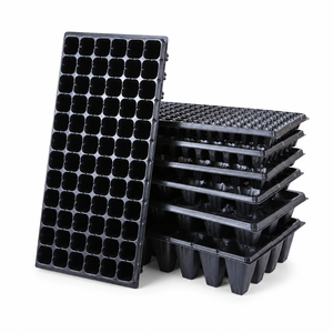 Plateau de semis en PET pour serres agricoles, pots de culture pour plantes, plateaux de culture cellulaire pour semis 21 32 50 72 98 105 128 200 - Product Image 1