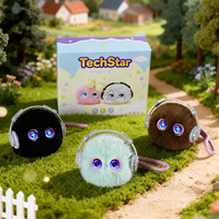 Peluche interactive intelligente AI en gros, jouet mignon parlant avec capteur tactile et yeux LED, compagnon pour enfants