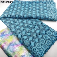 Tissu Mousseline de Haute Qualité Tissu Dubai le Plus Populaire Voile Suisse pour Fête Sénégal et Robe de Mariée Tissu Dentelle Guipure