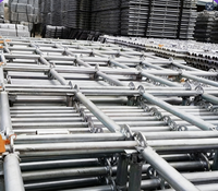 Système d'échafaudage Ringlock, tour d'échafaudage Cuplock galvanisée à chaud, construction en acier EN39 Q345
