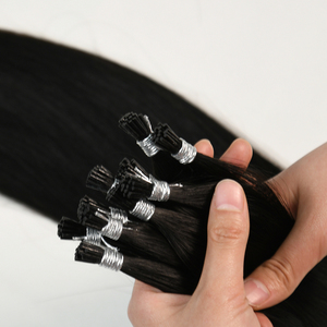 Extensions de <span class=keywords><strong>cheveux</strong></span> européennes en gros, haute qualité, blond glace balayage, I-Tip, teintes, vierges, brutes, super double drawn, trame simple - Product Image 4