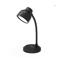 Lampe de table de lecture et d'étude LED USB illuminée, éclairage flexible, corps compact blanc pour usage intérieur, diode pour usage domestique