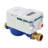 DN15 Brass Durable Prepaid IC Card Smart Digital Multi Jet Water Meter with Valve Control