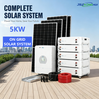 Sistem Tenaga Surya Lengkap UN38.3 Baterai pada Sistem Tenaga Surya On Grid 48V 51.2V Panel Surya Paket Lengkap 5KW 10KW 20KW 30KW Rumah