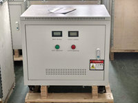Transformateur toroïdal automatique triphasé à bobine de refiletage, type sec, 220 V vers 380 V, élévateur/abaisseur de tension, haute fréquence, 10 kVA