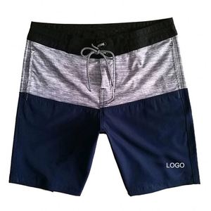 Shorts de bain pour hommes, taille plus, à séchage rapide, avec cordon de serrage, personnalisables avec votre logo imprimé - Product Image 1