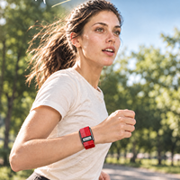 JCVital V8 V8B V8C SDK API OEM ODM Bracelet intelligent avec moniteur de vitalité IA amélioré, rapport de comparaison des tendances de santé, B2BCE FCC Rohs