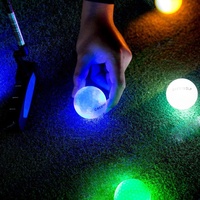 6 pièces/boîte brillent dans la nuit lumineuse LED Balles de Golf entraînement Cadeau