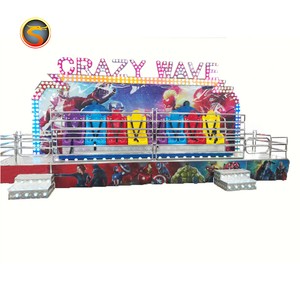 Juegos Mecánicos para Parques Infantiles, Ferias y Carnavales, Mini <span class=keywords><strong>Miami</strong></span> Rides, Emocionantes Atracciones de Parque de Diversiones, Crazy Wave de 8 Asientos para Niños - Product Image 6