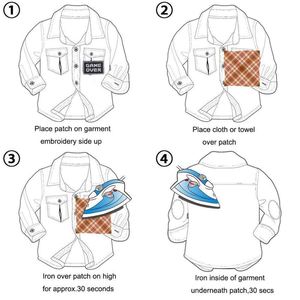 Parche Bordado para Gorra o Uniforme - Aplique Termoadhesivo de Lentejuelas y Pedrería, Servicio OEM Personalizado, Venta al Por Mayor - Product Image 5