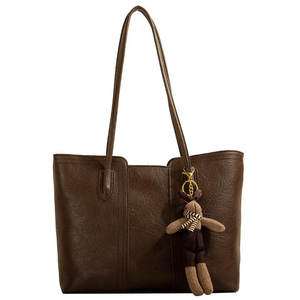 Sacs à main pour femmes en cuir PU de grande capacité avec logo personnalisé, sacs à main de luxe pour femmes - Product Image 6