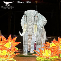 Festival de elegancia atemporal linterna de elefante exquisito diseño chino hecho a mano bodas decoración del hogar | Simbolizando la fuerza buena