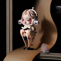 100% Original MART Skullpannda Ensemble de 12 figurines mignonnes sur le thème de la science-fiction fantastique, boîte surprise, matériau PVC ABS, échelle 1/12, Frozen