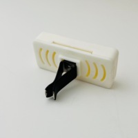 Diffuseur de parfum pour voiture en bois noir élégant, clip de ventilation, diffuseur d'air pour voiture, décoration de voiture
