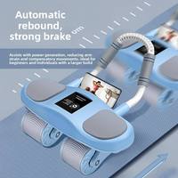 Support de planche amélioré avec rebond automatique et comptage intelligent, 4 roues, pour usage domestique, renforcement du tronc et sculpture abdominale