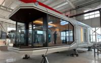 Capsule spatiale personnalisable, maison intelligente, matériau épais pour le désert, maison préfabriquée moderne de petite taille pour une utilisation quotidienne en extérieur