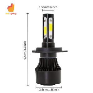 Bombilla LED X7 H4 <span class=keywords><strong>H7</strong></span> para Faros Delanteros, H27 H13 9012, Faro LED Automotriz COB 360, 4 Lados - Product Image 2