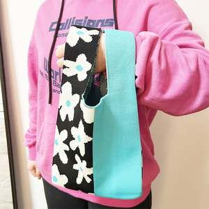 Knitting <strong>Bag</strong> Handbags Large Crochet Tote Retro Cotton Recycled Vestshape Women Organizer Craft <strong>Crotchet</strong> Knit <strong>Bag</strong> - Product Image 6