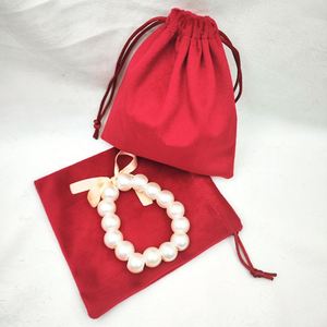 Bolsa de Terciopelo para Joyería con Logotipo Personalizado, Venta al Por Mayor de Fábrica, para Compras - Product Image 1