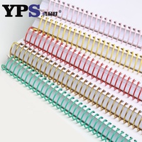 Fournitures de reliure spirale métallique de haute qualité format A4, boîte de papeterie de luxe avec fil de reliure en plastique pour livres