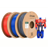 ESUN PLA + HS 1.75mm Filament d'imprimante 3D haute vitesse 500 mm/s impression plus rapide tiges en plastique amélioré pour FDM