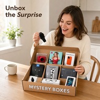 Prêt à expédier : Boîte mystère avancée avec 5 produits électroniques, incluant une montre connectée et une caméra compacte – Cadeau de Noël pour les fêtes de fin d'année