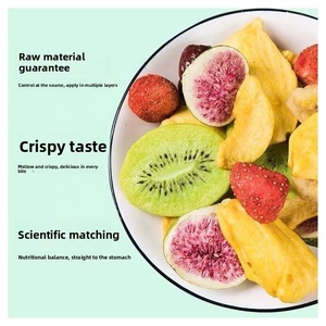 Chips di Frutta Liofilizzata Mista Croccante, Vendita all'Ingrosso, Snack Vegetariani Salutari, Frutta Disidratata Naturale, Fornitore OEM/ODM - Product Image 3