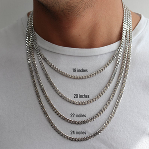 Plata sólida Italia 925 4MM oro Curb cadena de eslabones cubanos Miami 925 plata esterlina hombres cadena Hiphop joyería para hombre y mujer - Product Image 5