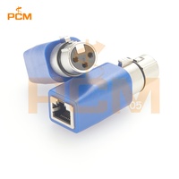 Adaptateur XLR 3 broches femelle vers prise RJ45 femelle pour contrôleur d'éclairage, équipement de distribution DMX, luminaires LED, éclairage de scène