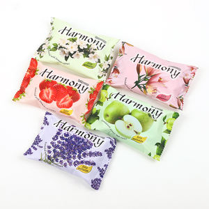 공장 조화 과일 비누 오렌지 딸기 바닐라 향기 무성한 비누 미백 보습 무료 샘플 75g 통관 가격 - Product Image 1