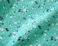 Bio-Baumwoll-Twill-Stoff mit Kleinem Blumenmuster für Heimdekoration, Sofabezüge, Mädchenkleider, Hemden, Taschen, Vorhänge, Kissenbezüge, Jungen-Spielzeug