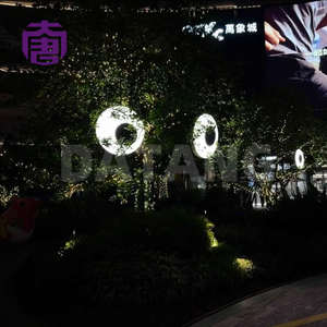Lámpara LED con Forma de Ojos Grandes para Decoración de Fiestas y Festivales - Luces Decorativas Impermeables para Parques y Jardines IP65 - Product Image 2