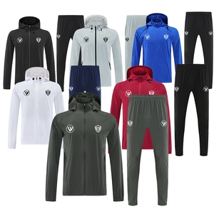 Giacca da <span class=keywords><strong>Calcio</strong></span> Antivento Traspirante ad Asciugatura Rapida con Zip Integrale e Cappuccio, <span class=keywords><strong>Abbigliamento</strong></span> <span class=keywords><strong>Sportivo</strong></span> per Uomo - Product Image 6