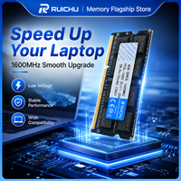 Module de mémoire RAM pour ordinateur portable RuiChu DDR3 4 Go 8 Go 1600 MHz ECC PC3-12800 240 broches SODIMM 1,35 V basse tension pour mise à niveau